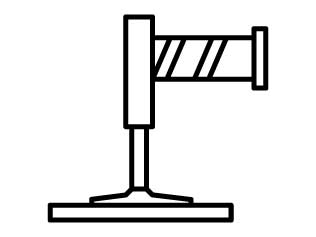 Hubarbeitsbühne – Abstützung